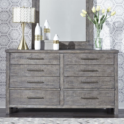 Bettee 8 Drawer 68" W Double Dresser