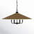 Jared 30" W 6-Light Dimmable Steel Cone Chandelier with Rattan Shade