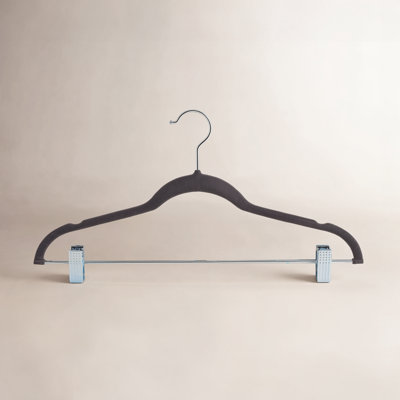 Reims 12-Piece Velvet Hangers with Clips
