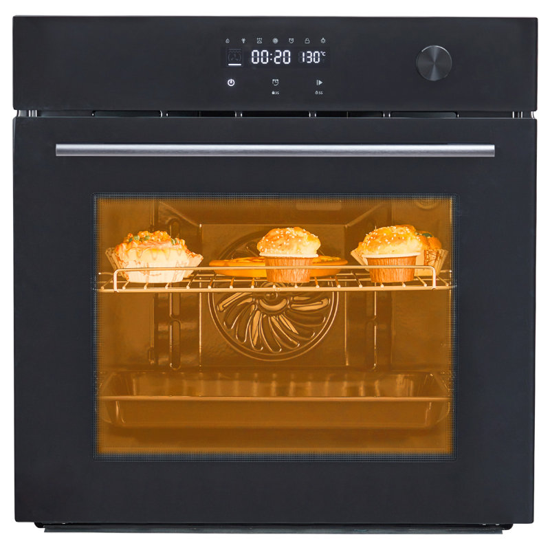 Four mural électrique 24 po, système de convection intégré avec 8 fonctions de cuisson