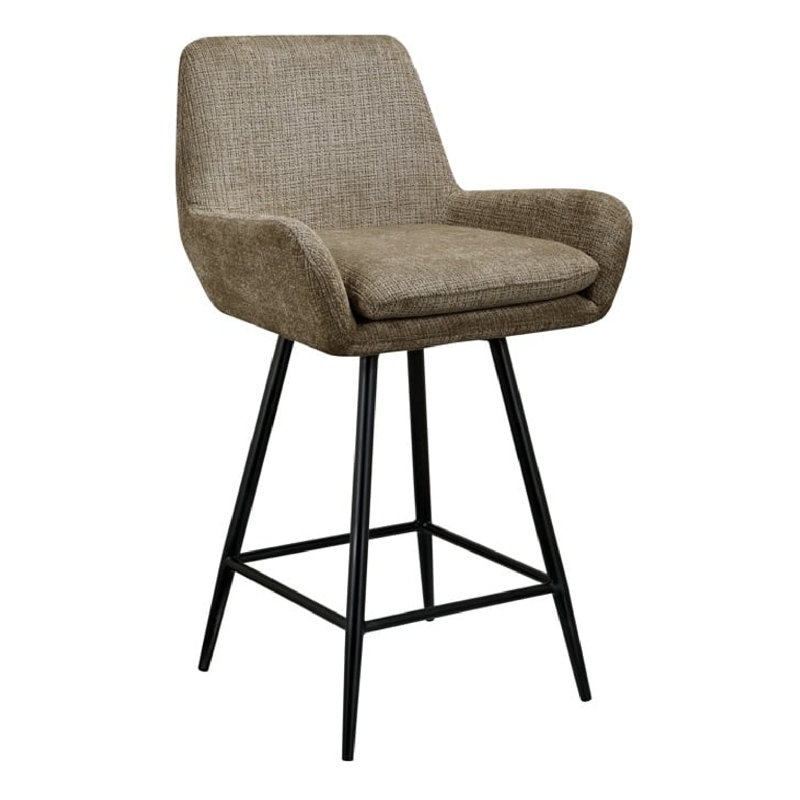 Counter Stool Upholstered Counter Stool with Metal Frame