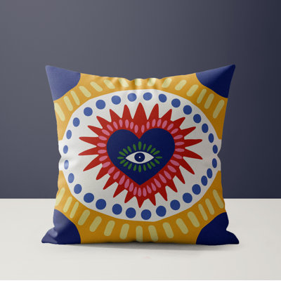 Hana Microsuede Square Throw Pillow