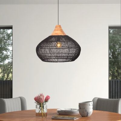 Bridin 1 - Light Natural Geometric Pendant