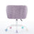 Artificial rabbit hair Home Office Chair with Metal Base,Adjustable Desk Chair Swivel Office Chair-1603701392
