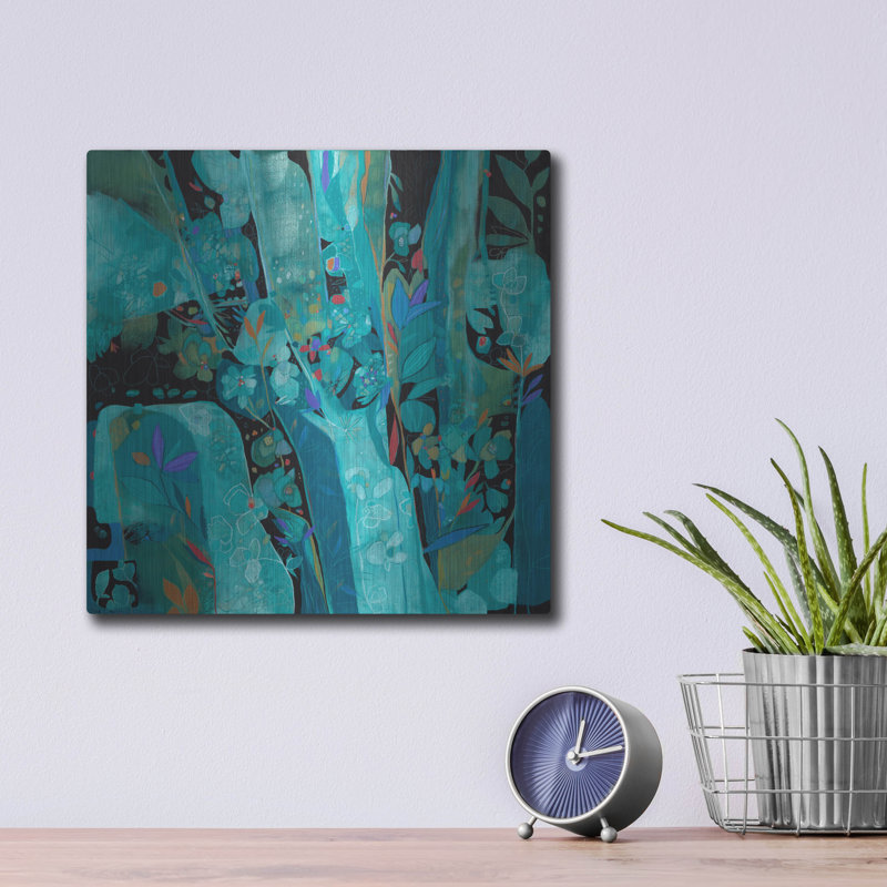  «Awakening» par Sue Davis, art mural en métal, 12 po x 12 po, H 12 po x l 12 po