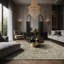 Tapis brun soyeux et moelleux-100904041