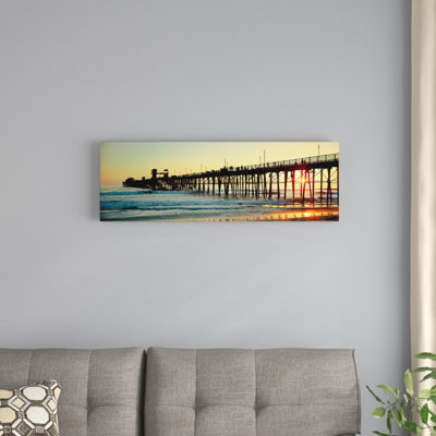«Oceanside Pier, Oceanside, California», reproduction de photo sur toile