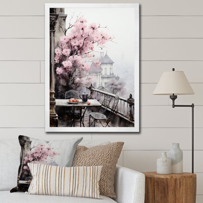 «Pink Paris Montmartre Mist», reproduction sur toile