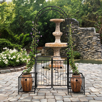 79.5 Ft. W Galvanized Steel Gate with
