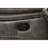 Transitional Style Dark Gray Finish Glider Recliner Arms Pillow Top Blocked Hardware Frame Fully Upholstered Primary Living Rom