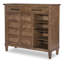 Commode classique à portes et tiroirs en pin massif et placage de pin radiata, style vintage, 137 cm de large, de marque Artisan's Place