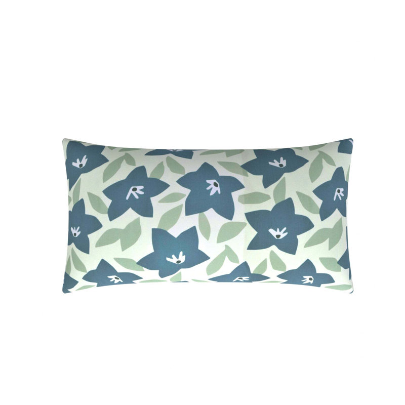 Housse et insert de coussin rectangulaire 100% coton Studio Line, Ciel, 16 po x 30 po