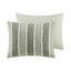 Housse de couette pour lit double / grand en coton - Rayures contrastantes avec détails rayés pour chambre à coucher