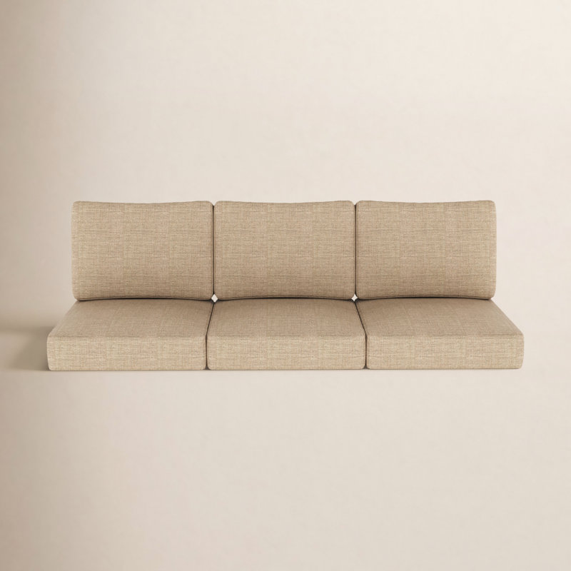 Coussin de siège / dossier Sunbrella®, Tissage uni cendre coulée Sunbrella®