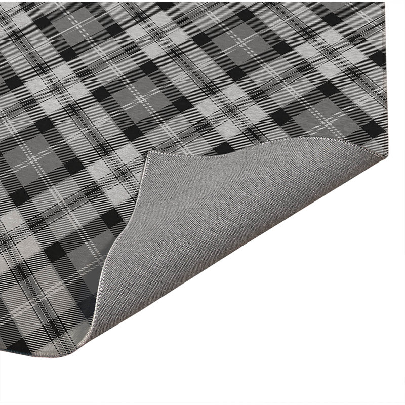 Tapis de bureau à carreaux Anthony, L 6 pi x L 4 pi, Gris, gris anthracite