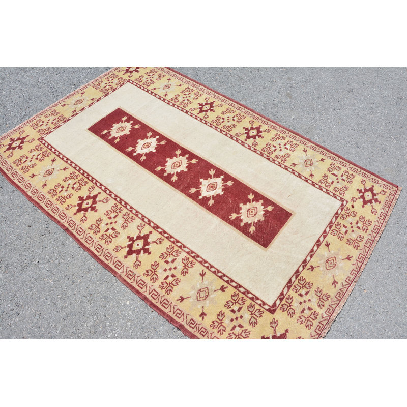 Tapis turcs, tapis rétro, tapis tissés à plat, tapis de cuisine rouges, tapis décoratif 3,9 x 6,1 pi, tapis de cuisine