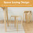 Thurston Solid Wood Counter Stool