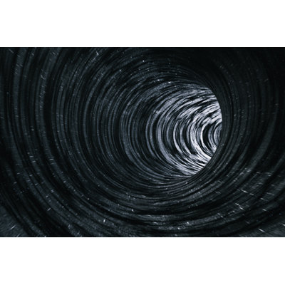 Black Hole 1 Piece Wrapped Canvas Wall Art