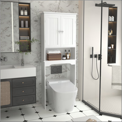 Bathroom Wall Cabinet with Adjustable Shelves for Efficient Storage and Space Saving