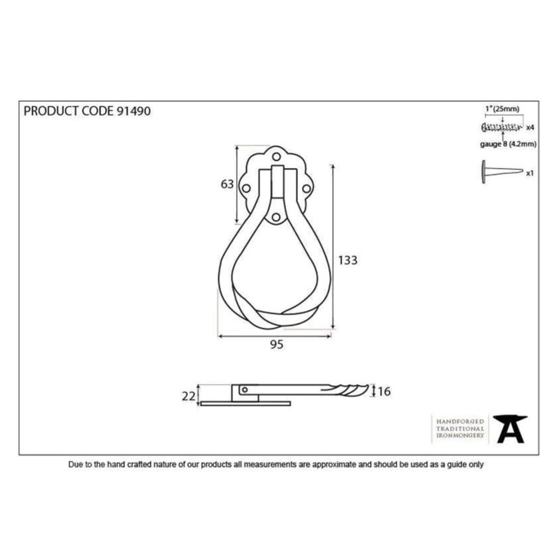 Pear Door Knocker