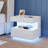 21.7'' W 2-Drawer Nightstand With Led Lights-1490806320