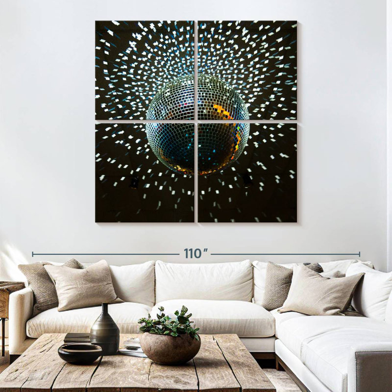Abarca Disco Ball Lights, 74" H x 74" W