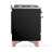 Majestic III Series 60 Inch Dual Fuel Range with 7 Sealed Burners, Griddle, Frenchtop in Glossy Black (Natural Gas, Copper Trim)-124828766-124828765-124828758