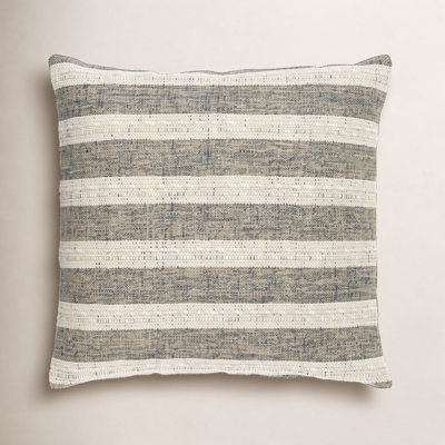 Striped Linen Throw Pillow