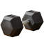 Haltères en caoutchouc de 45 lb Soozier