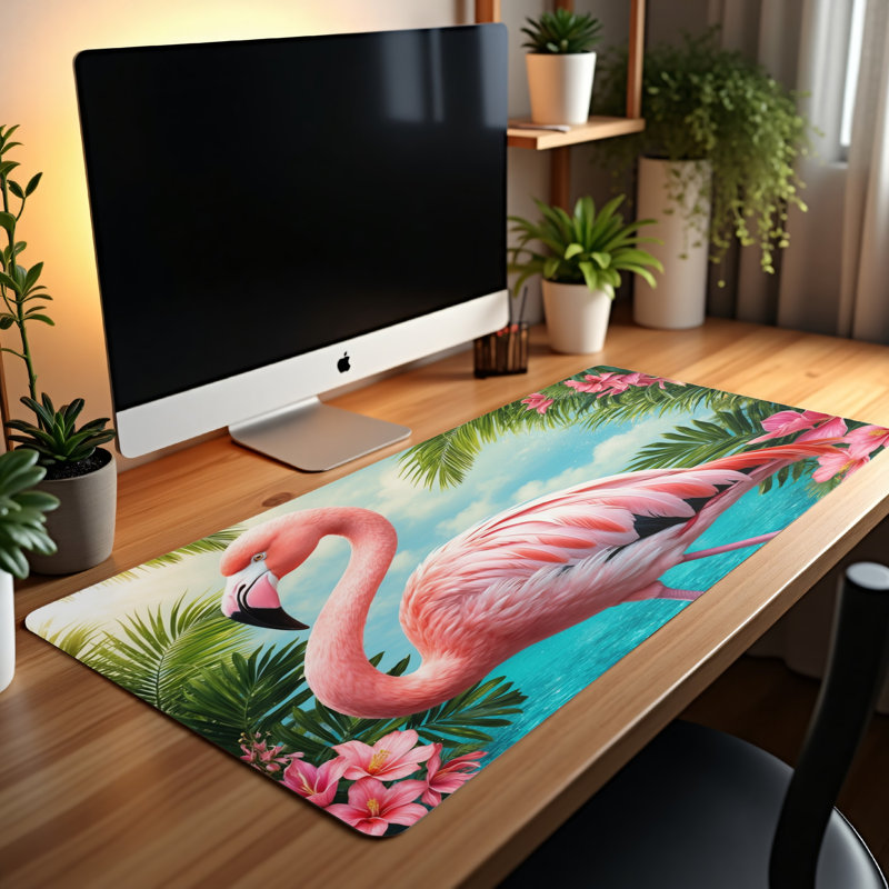 Polyester Desk Pad, 14.4x12.1
