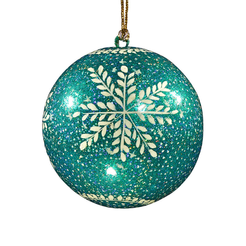 Frozen Tourquoise Bauble, Turquoise