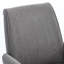 Chaise de bureau relevable à dossier moyen avec tissu rayé et conception ergonomique-1143135049