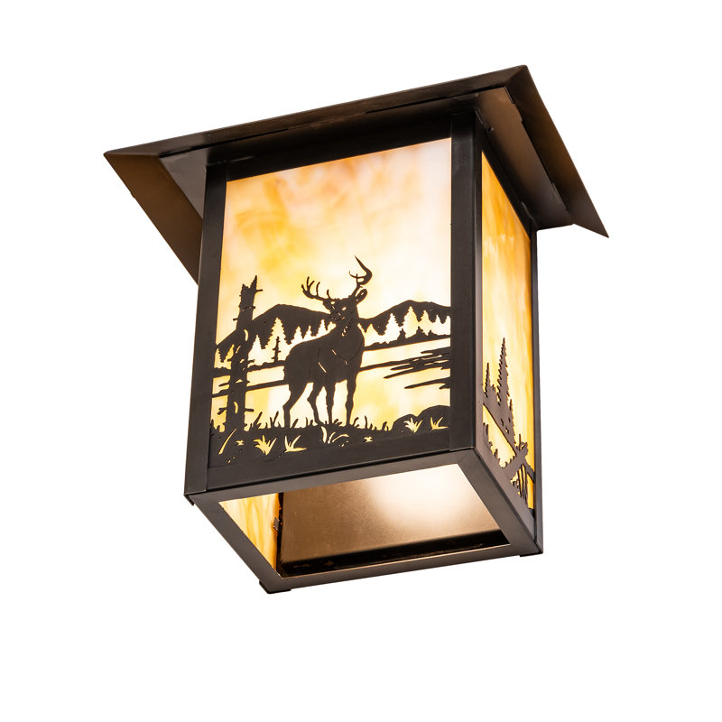 1 - Light Flush Mounted Sconce