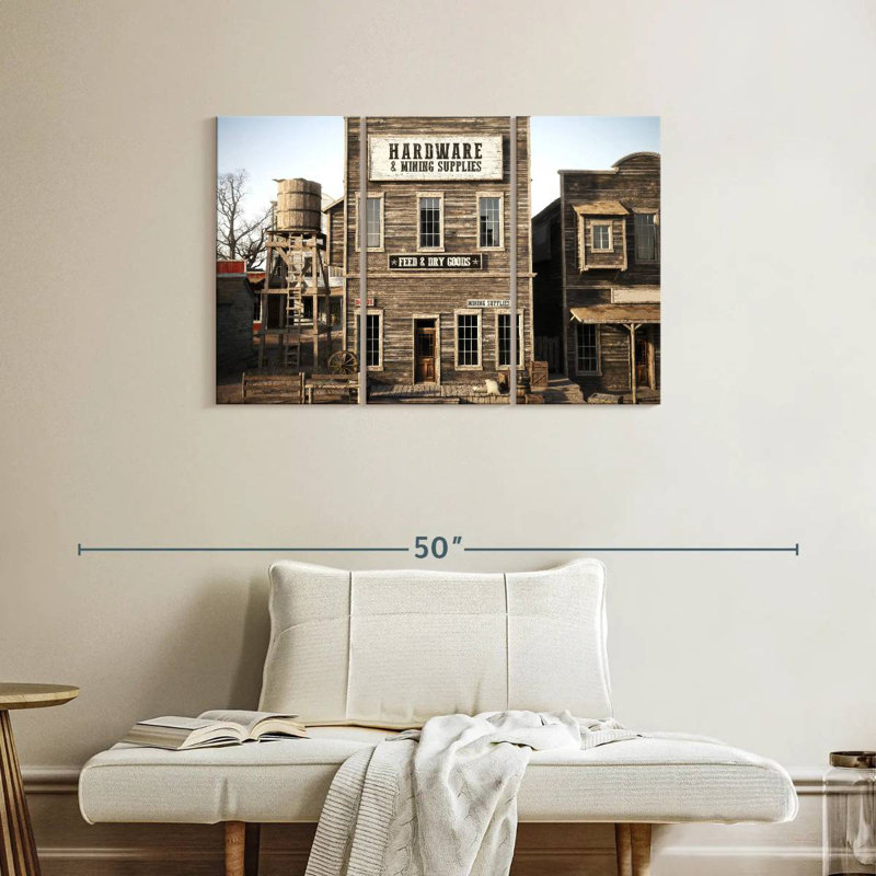 Lelar Western Hardware, 24" H x 38" W