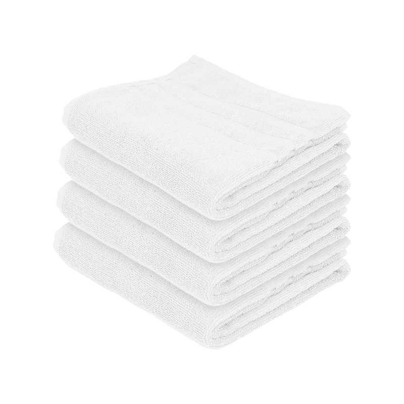 Cotton Bath Towels, White