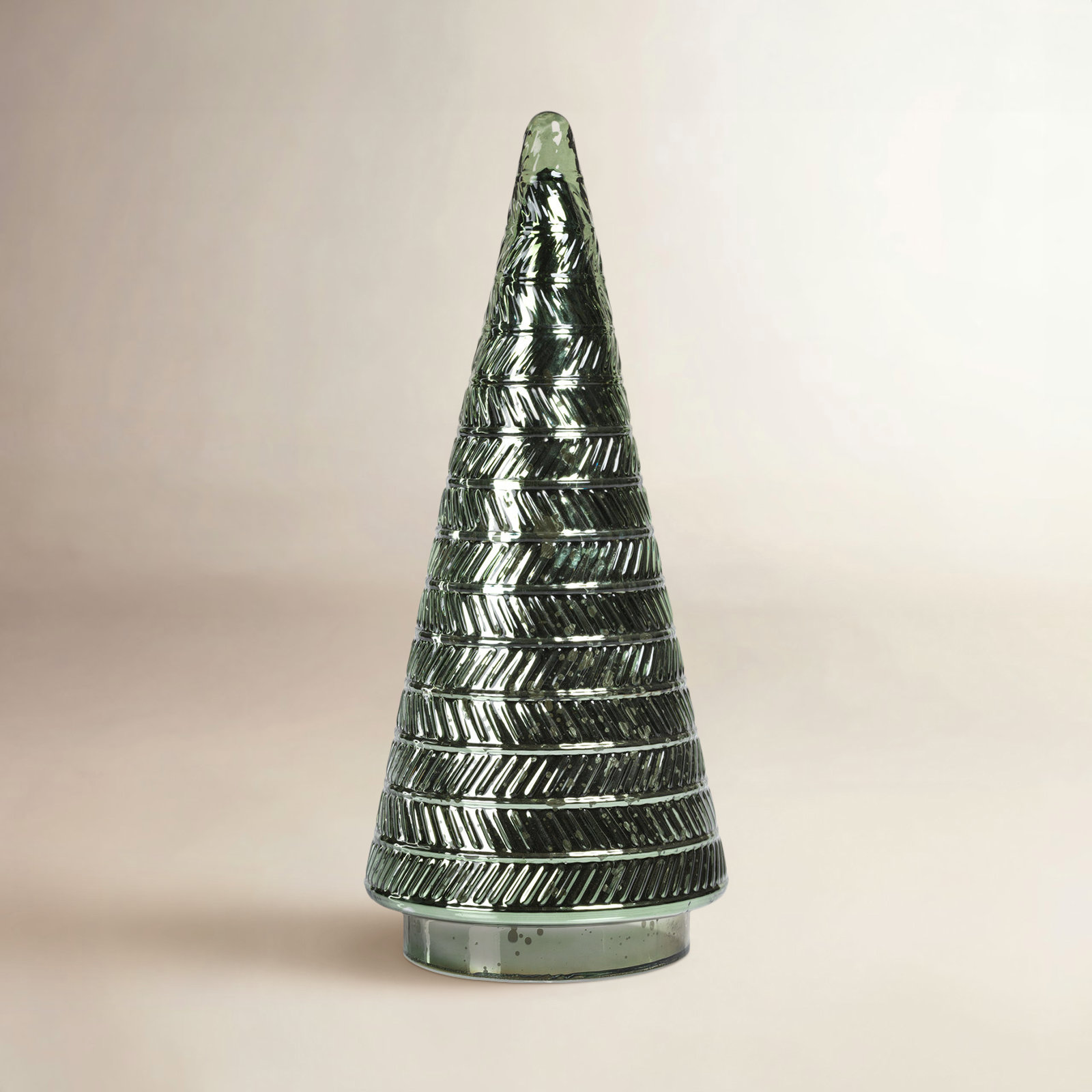 Tabletop Christmas Tree Decor, 17.25" H x 7.5" W x 7.5" D, Green