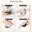 Owlprince Memory Foam Knee Pillow for Side Sleepers, Ergonomic Positioner Leg Pillow, Sciatica Pain Relief for Women Pregnant Seniors, Black