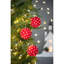 Boules de Noël décoratives 3,9 po - Ensemble de 6 décorations d'arbre de fête
