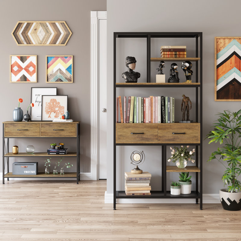 Niamh Bookcase, Rustic Brown