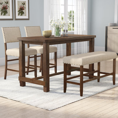 Zager 4 - Person Trestle Dining Set