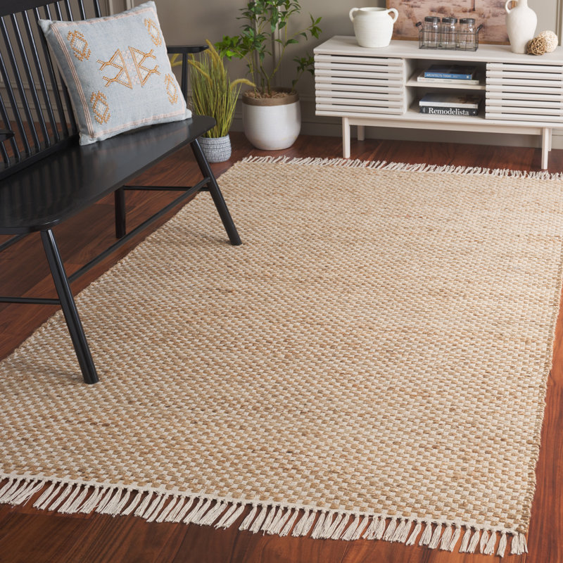 Tije 978 Area Rug In Natural / Yellow, Rectangle 5' x 8'