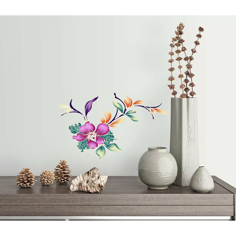 Plants & Flowers Wall Decal, 10" H x 15" W