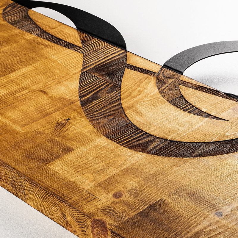 Entertainment Wall Decor on Solid Wood