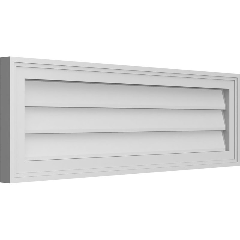 Cadre en brique, brun clair apprêté, H 12 po x l 38 po x P 1,5 po