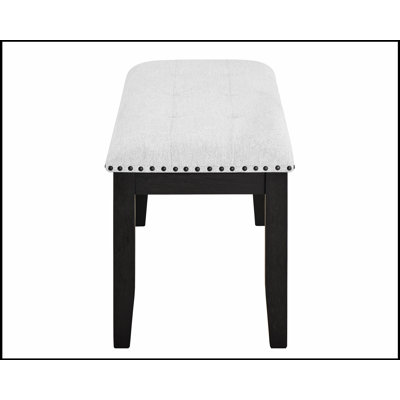 Banc de salle à manger rembourré 1pc