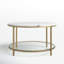 Table basse ronde avec rangement Rotherham-92173294