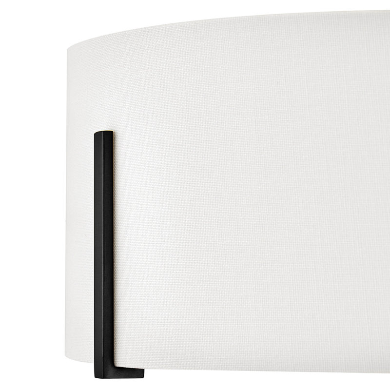 Hinkley Halle Semi Flush Mount, Black