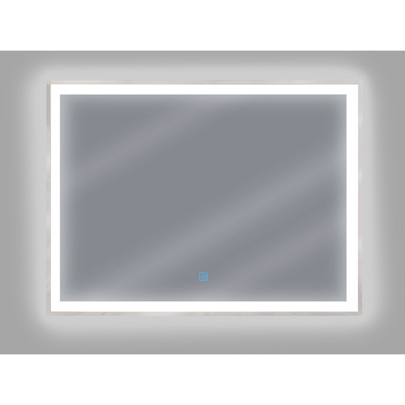Ilene Flat Wall Mirror, 60cm H x 80cm W