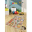 Tapis tissé élégant (4,6 x 7,2 pieds), 100% polyester, hauteur des poils de 0,4 po | Antibactérien, antidérapant, dessous lavable à la machine | Impression 3D numérique | Parfait pour le salon, la chambre à coucher et la salle à manger-1375913612