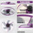 Ceiling Fans with Lights Dimmable LED Embedded Installation of Thin Modern Ceiling Fans(purple)-486043510